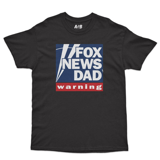 A-or-B-Tees T-Shirt Black / S Fox News Dad T-Shirt