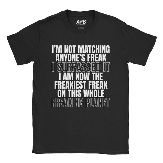 A-or-B-Tees T-Shirt Black / S Freak T-Shirt