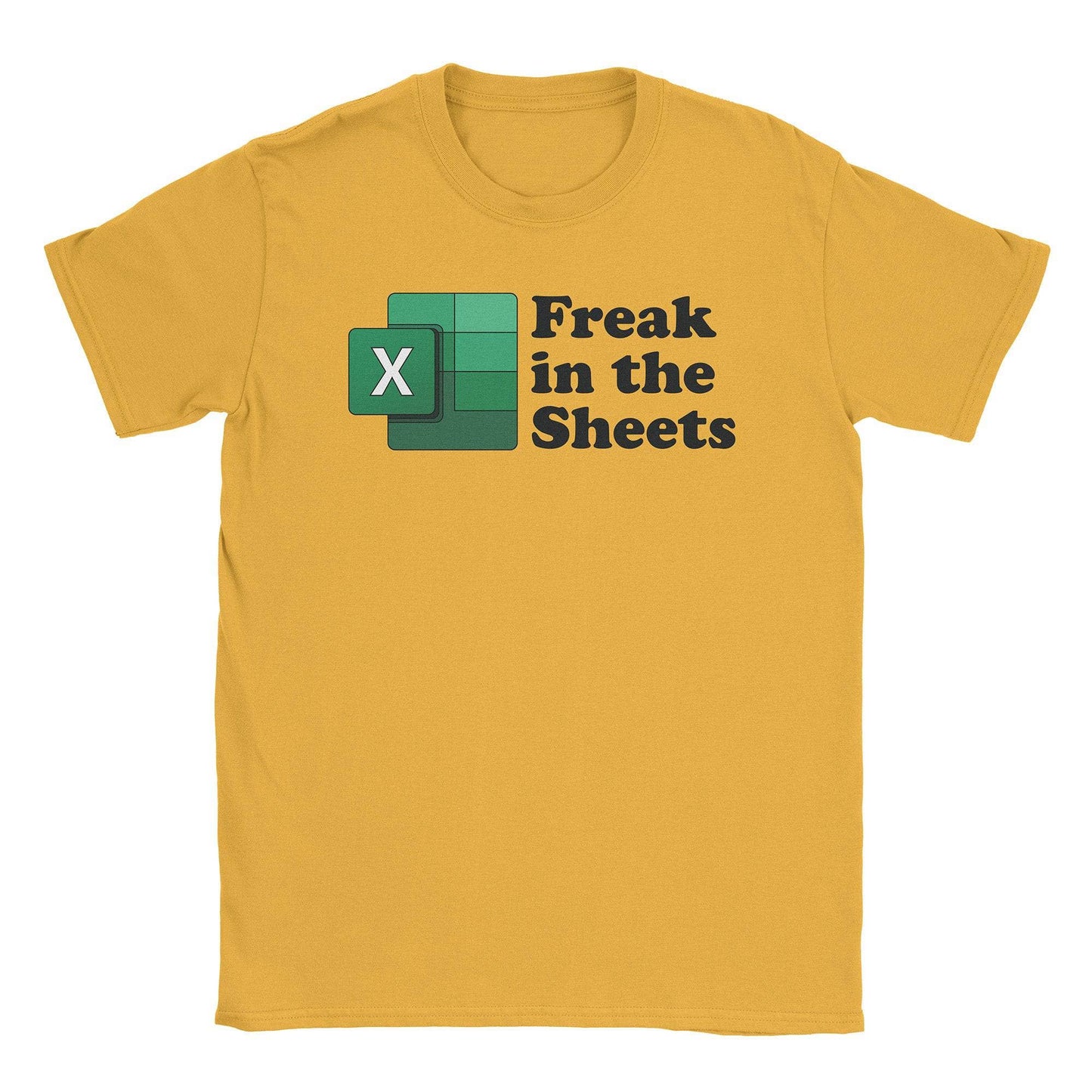 A-or-B-Tees T-Shirt Gold / S Freaky Sheets T-Shirt
