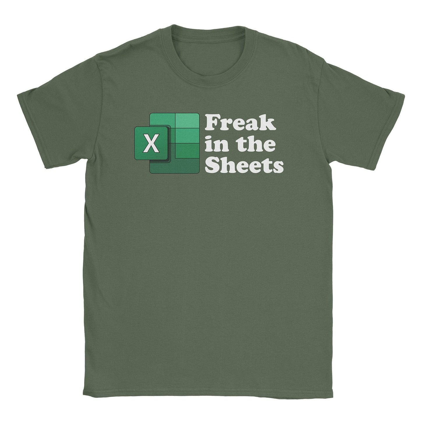 A-or-B-Tees T-Shirt Military Green / S Freaky Sheets T-Shirt