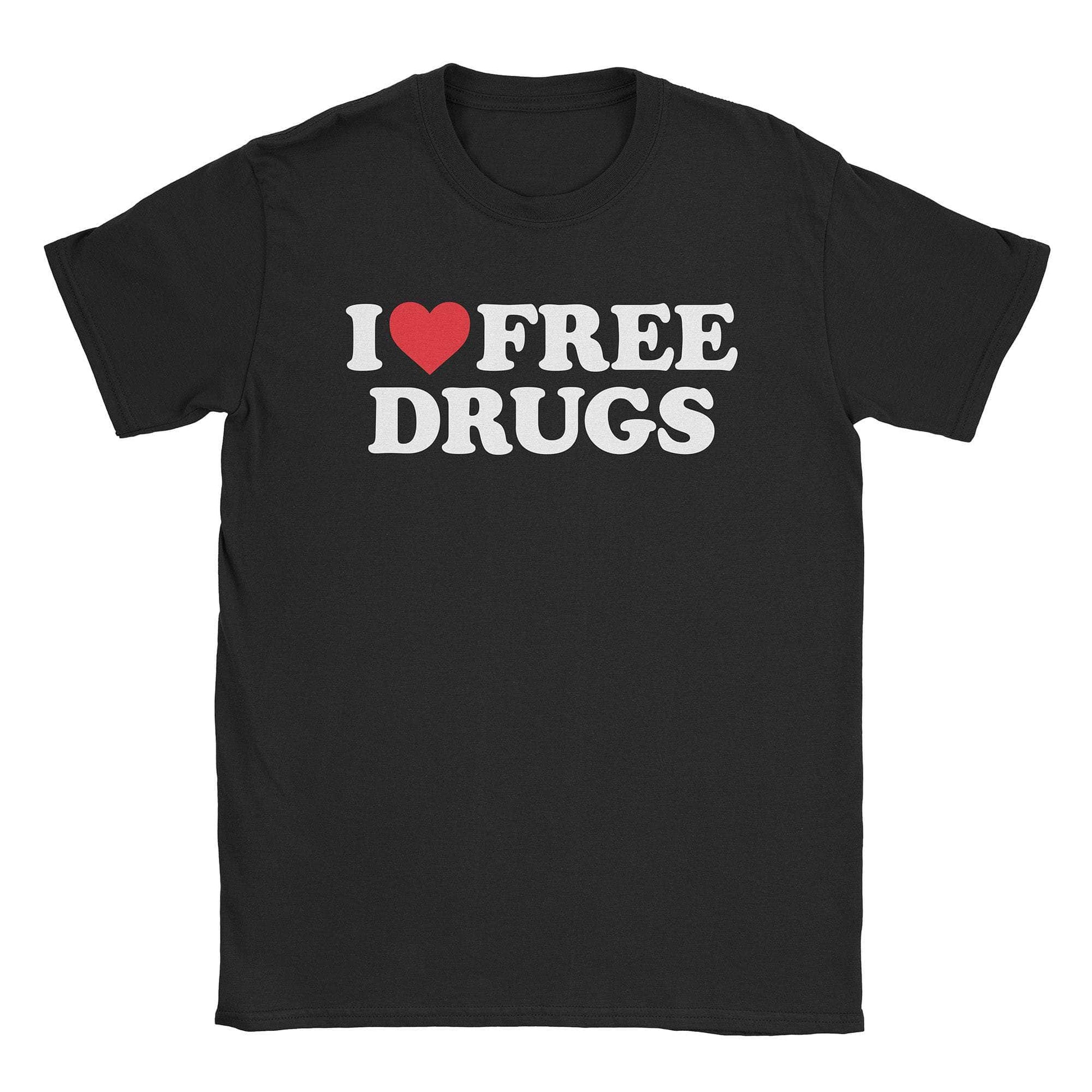 A-or-B-Tees T-Shirt Black / S Free Drugs T-Shirt