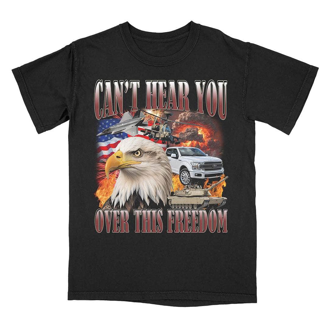 A-or-B-Tees T-Shirt Black / S Freedom Rings T-Shirt