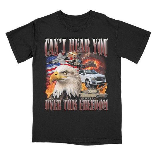 A-or-B-Tees T-Shirt Black / S Freedom Rings T-Shirt