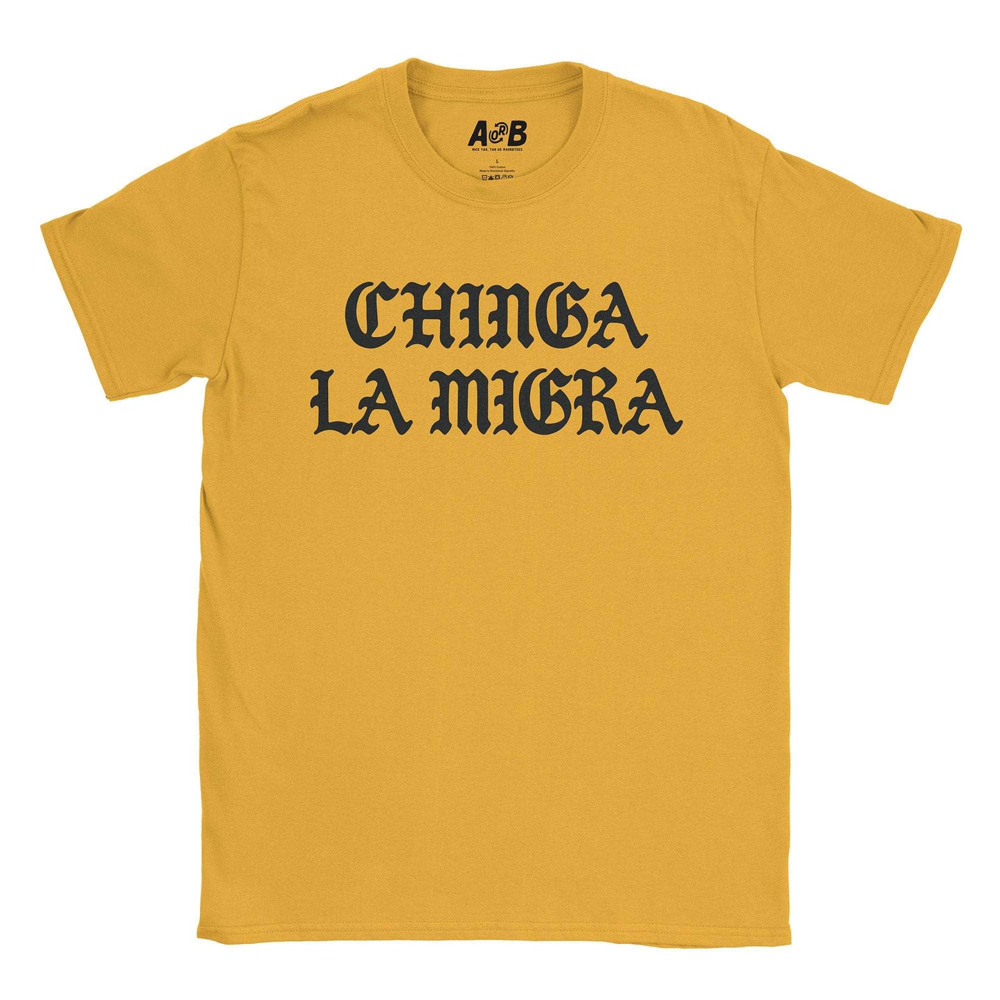 A-or-B-Tees T-Shirt Gold / S Fuck ICE T-Shirt