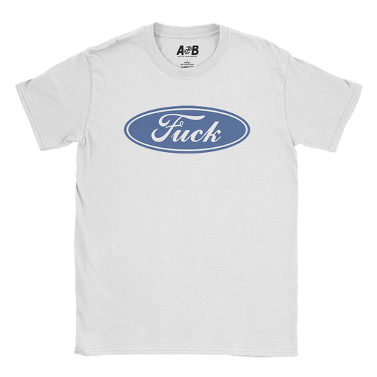 A-or-B-Tees T-Shirt White / S Fuck T-Shirt