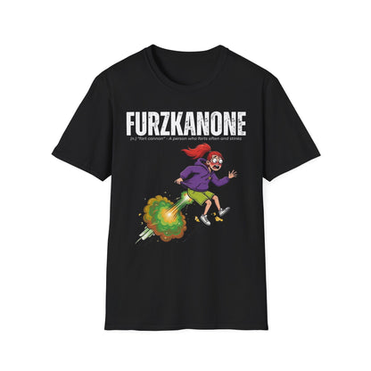 A-or-B-Tees T-Shirt Black / S Furzkanone Shirt – Fart Cannon Funny T-Shirt - Female Design