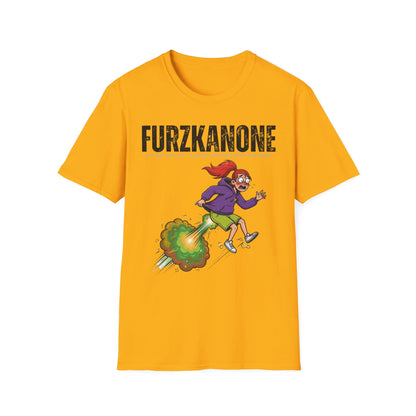 A-or-B-Tees T-Shirt Gold / S Furzkanone Shirt – Fart Cannon Funny T-Shirt - Female Design