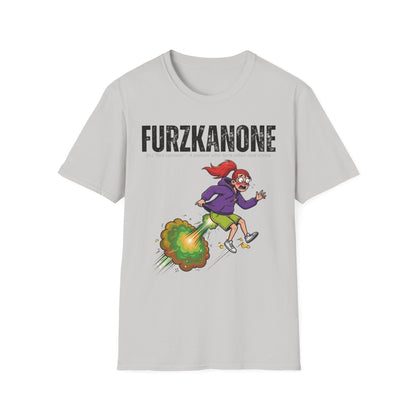 A-or-B-Tees T-Shirt Ice Grey / S Furzkanone Shirt – Fart Cannon Funny T-Shirt - Female Design
