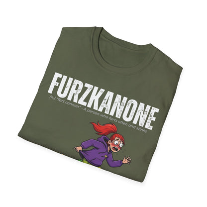 A-or-B-Tees T-Shirt Furzkanone Shirt – Fart Cannon Funny T-Shirt - Female Design