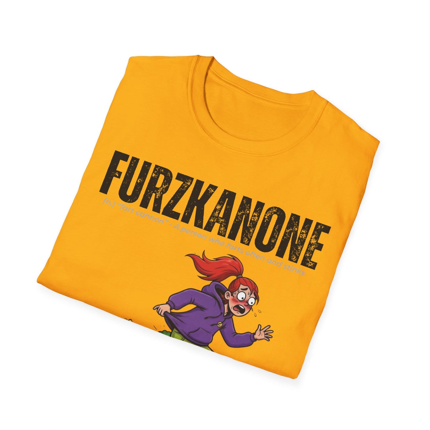 A-or-B-Tees T-Shirt Furzkanone Shirt – Fart Cannon Funny T-Shirt - Female Design