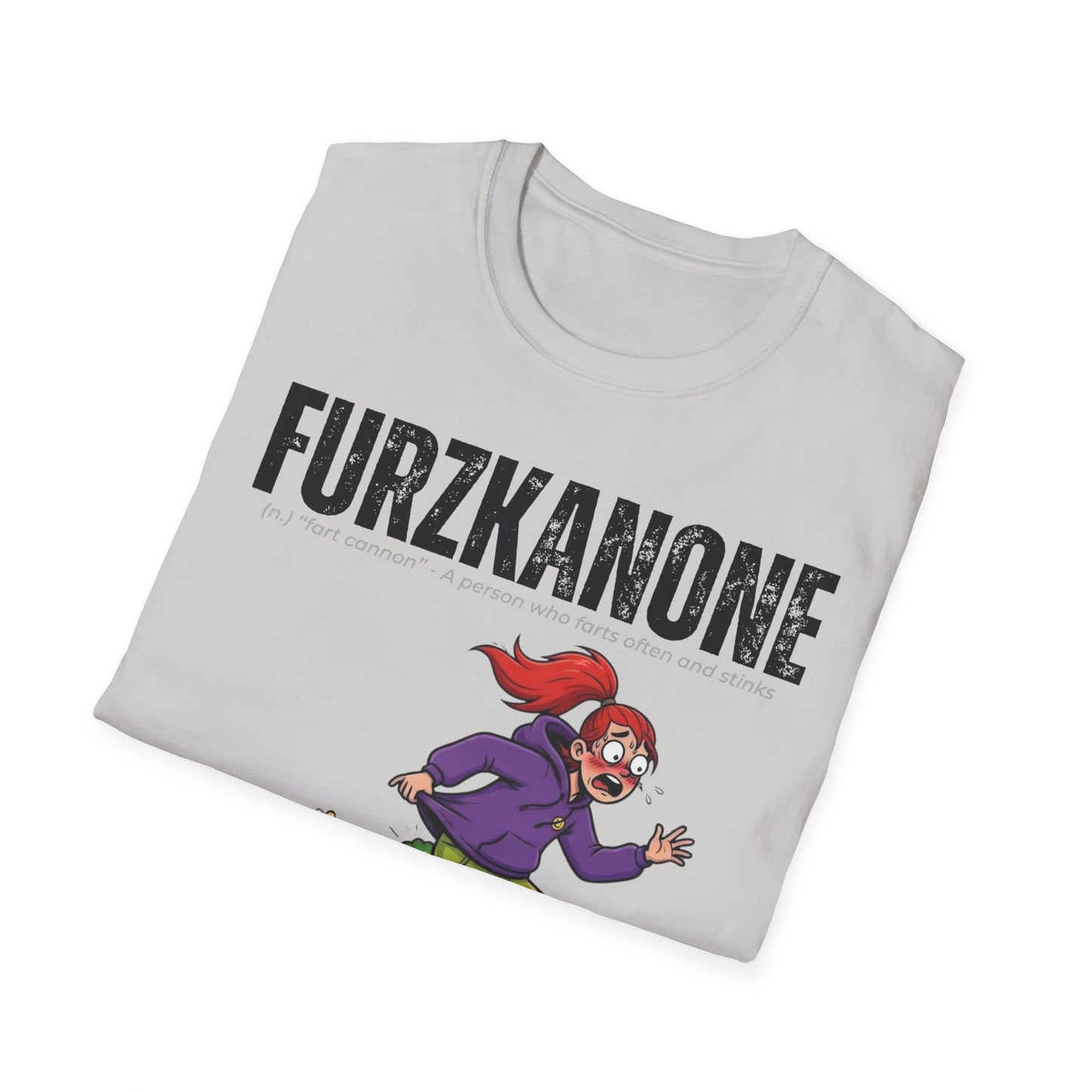 A-or-B-Tees T-Shirt Furzkanone Shirt – Fart Cannon Funny T-Shirt - Female Design