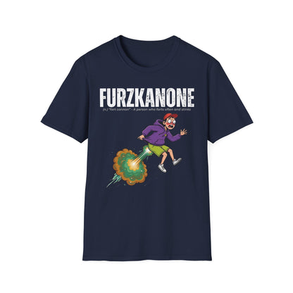 A-or-B-Tees T-Shirt Navy / S Furzkanone Shirt – Fart Cannon Funny T-Shirt - Male Design