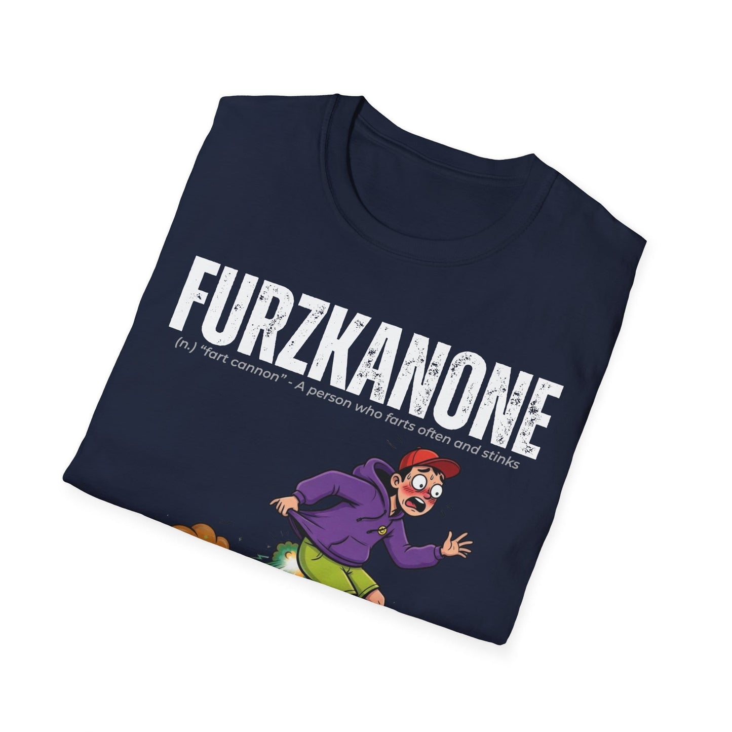 A-or-B-Tees T-Shirt Furzkanone Shirt – Fart Cannon Funny T-Shirt - Male Design
