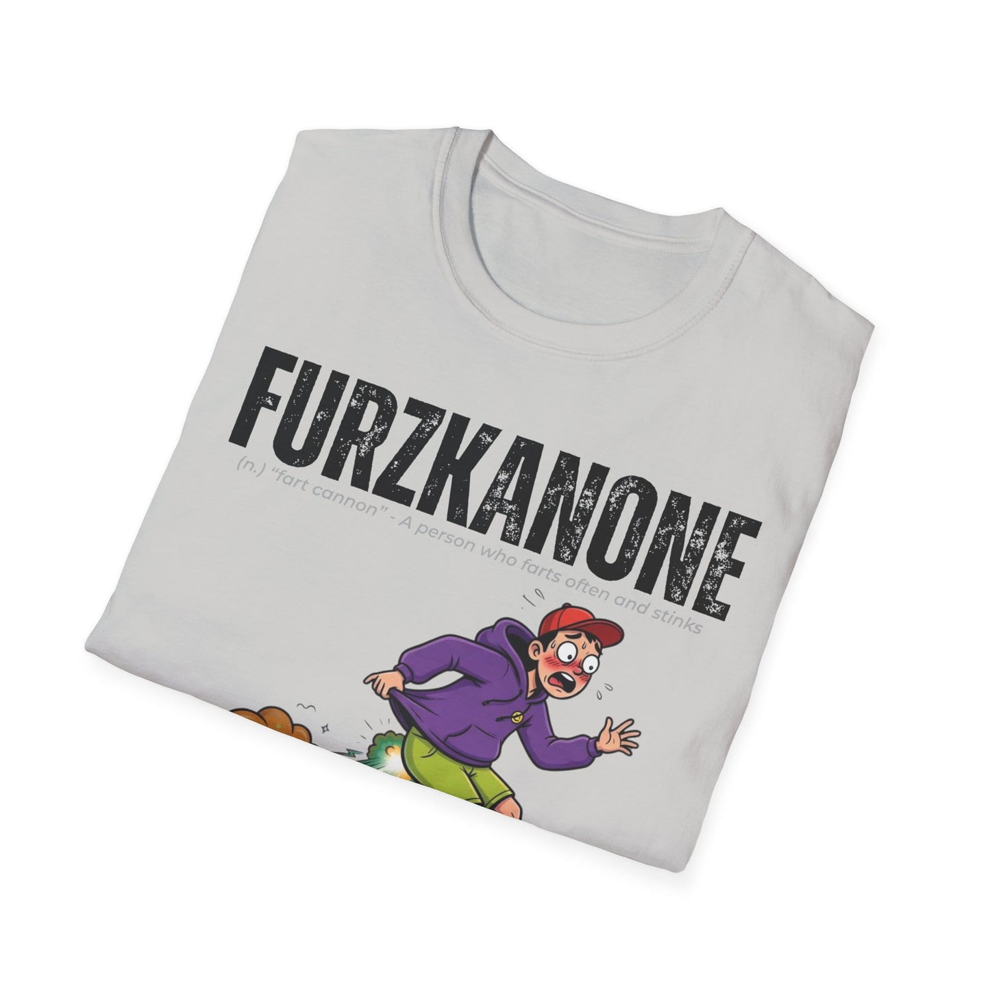 A-or-B-Tees T-Shirt Furzkanone Shirt – Fart Cannon Funny T-Shirt - Male Design