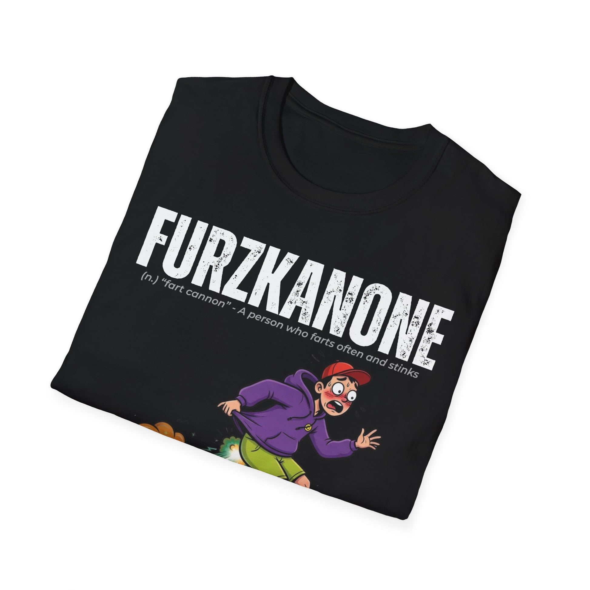 A-or-B-Tees T-Shirt Furzkanone Shirt – Fart Cannon Funny T-Shirt - Male Design