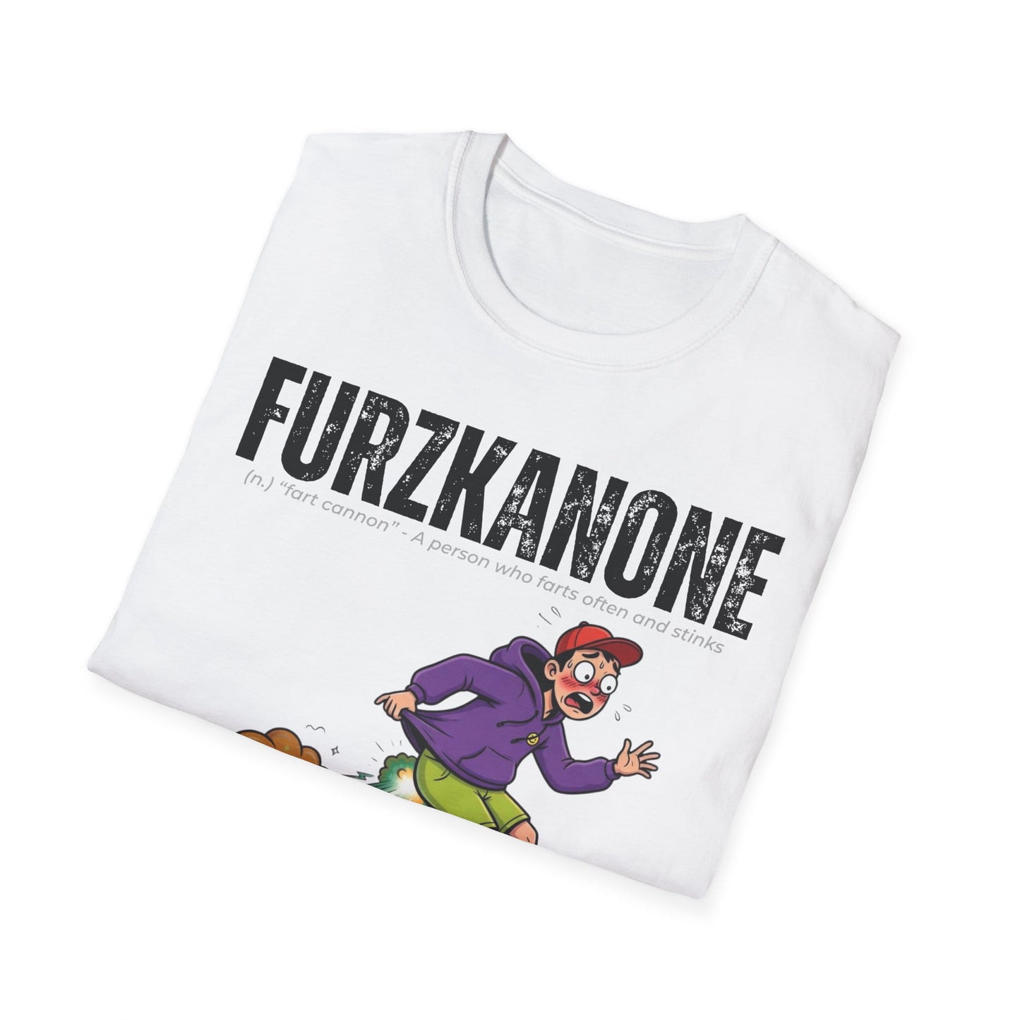 A-or-B-Tees T-Shirt Furzkanone Shirt – Fart Cannon Funny T-Shirt - Male Design