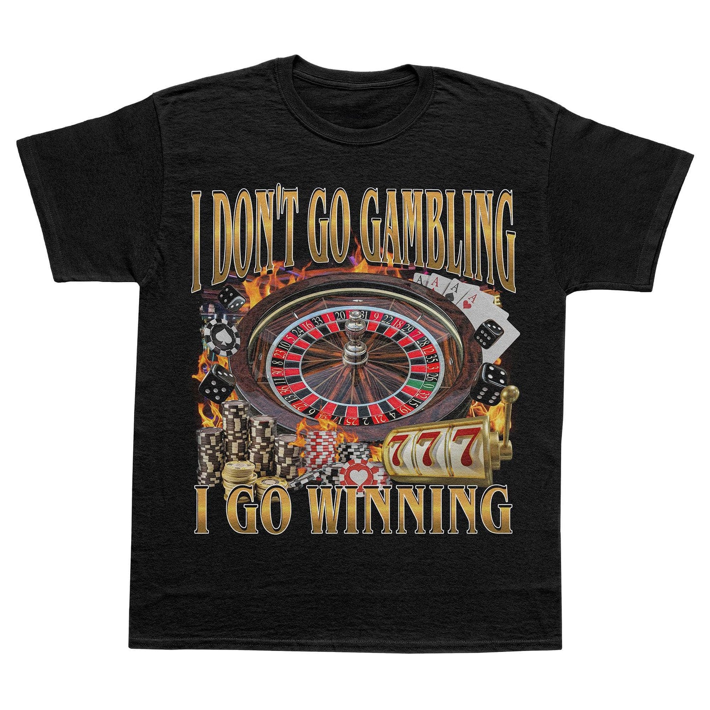 A-or-B-Tees T-Shirt Black / S Gambling T-Shirt