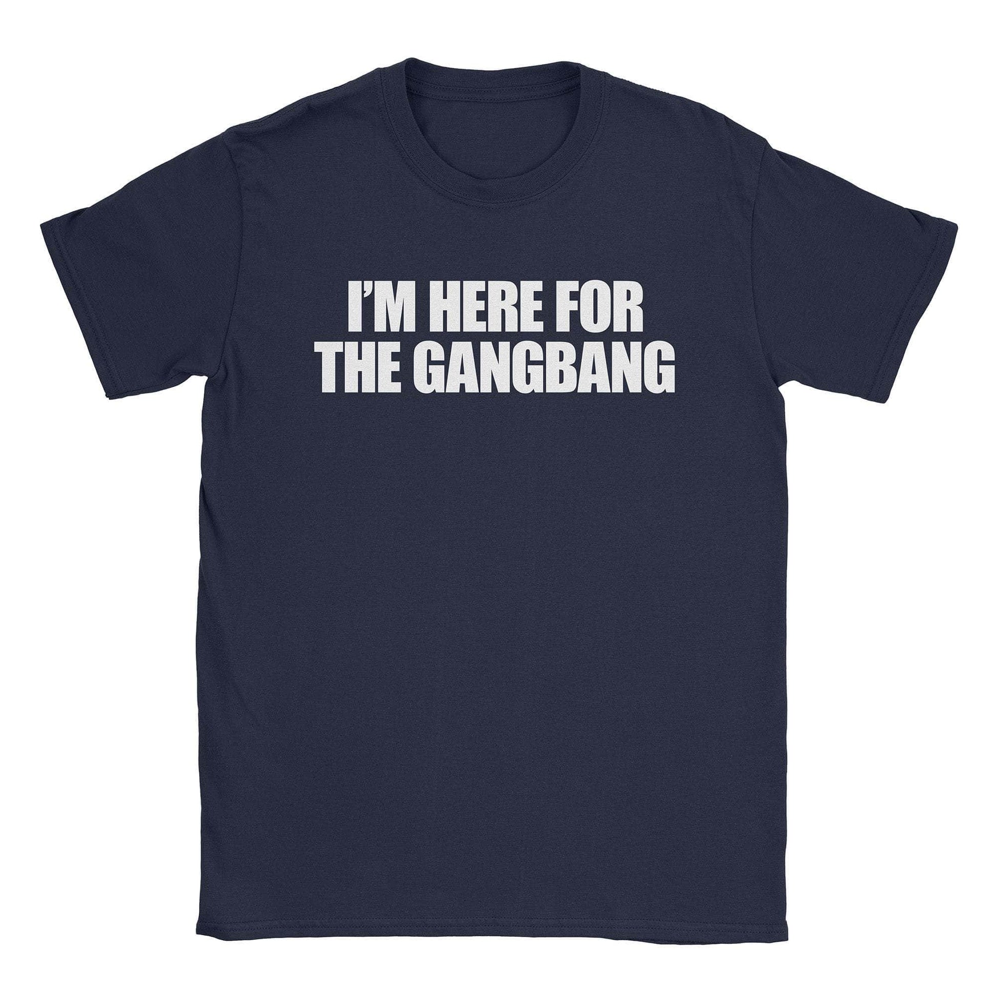 A-or-B-Tees T-Shirt Navy / S Gangbang T-Shirt