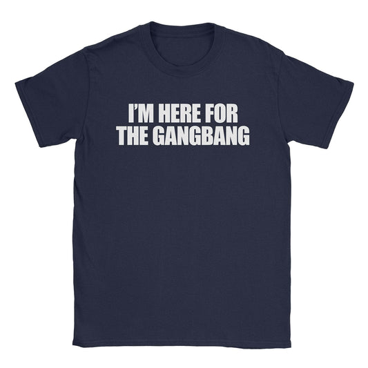 A-or-B-Tees T-Shirt Navy / S Gangbang T-Shirt