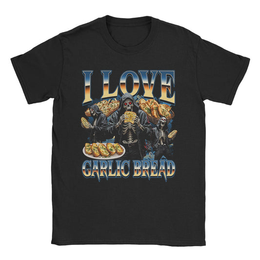 A-or-B-Tees T-Shirt Black / S Garlic Bread T-Shirt