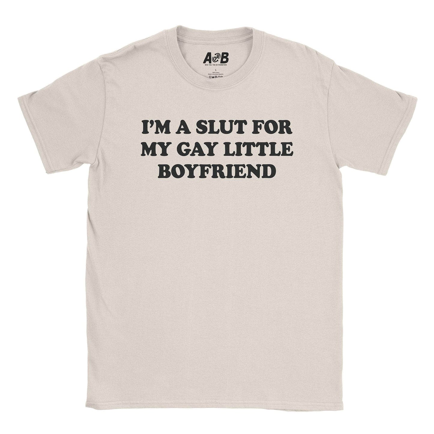 A-or-B-Tees T-Shirt Natural / S Gay Lil BF T-Shirt