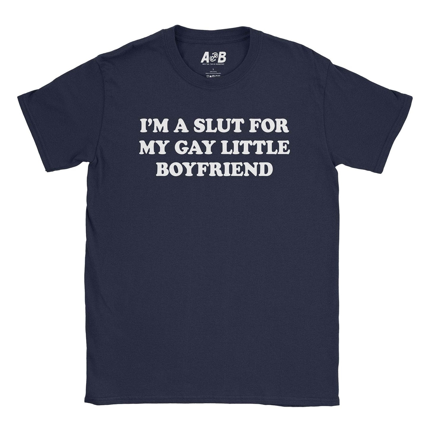 A-or-B-Tees T-Shirt Navy / S Gay Lil BF T-Shirt