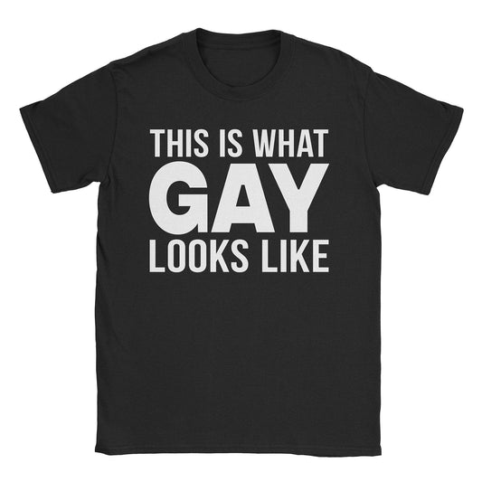 A-or-B-Tees T-Shirt Black / S Gay Looks T-Shirt