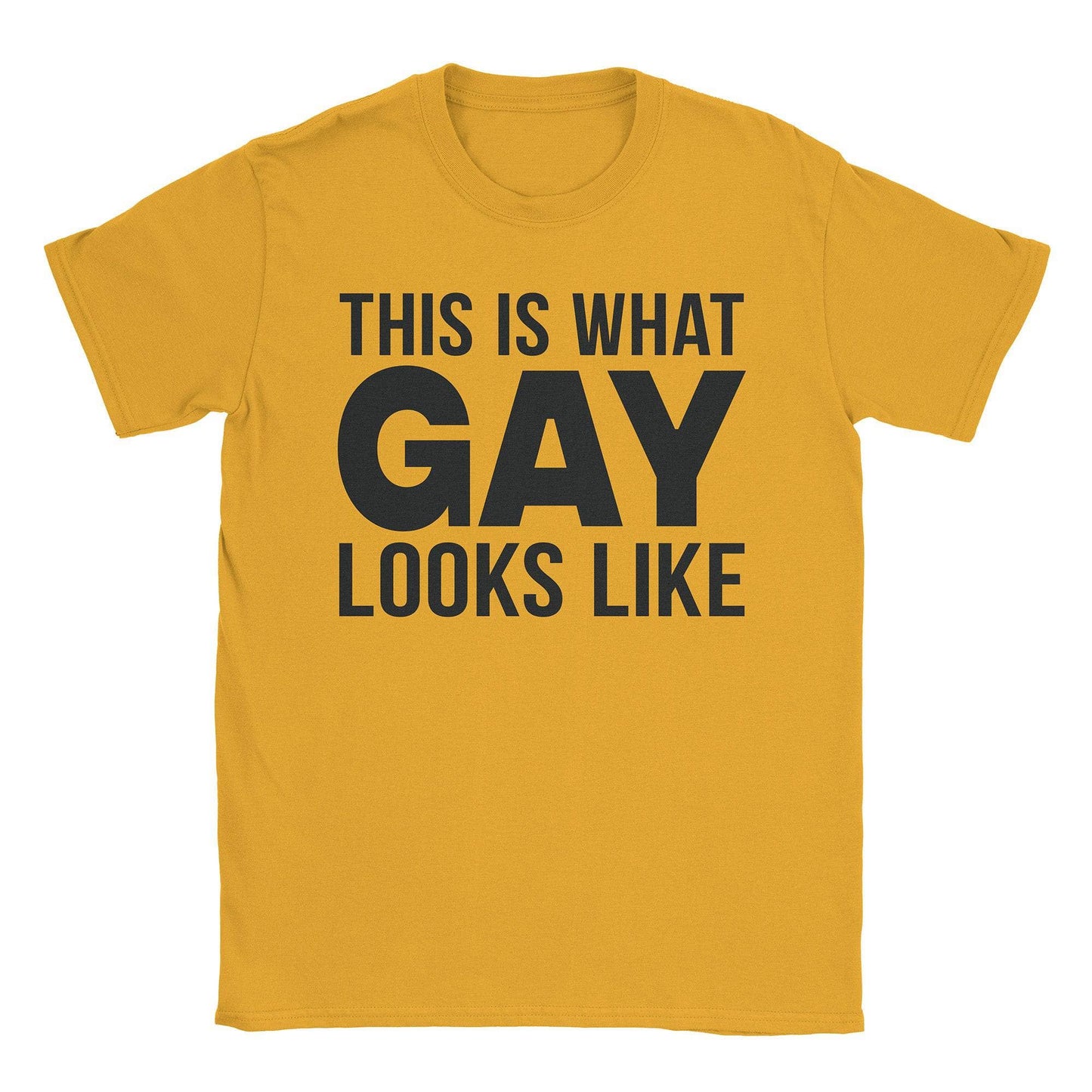 A-or-B-Tees T-Shirt Gold / S Gay Looks T-Shirt
