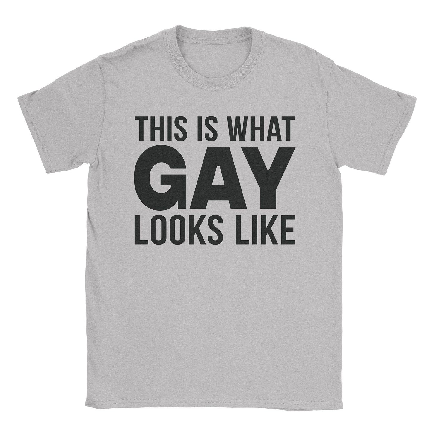 A-or-B-Tees T-Shirt Ice Grey / S Gay Looks T-Shirt