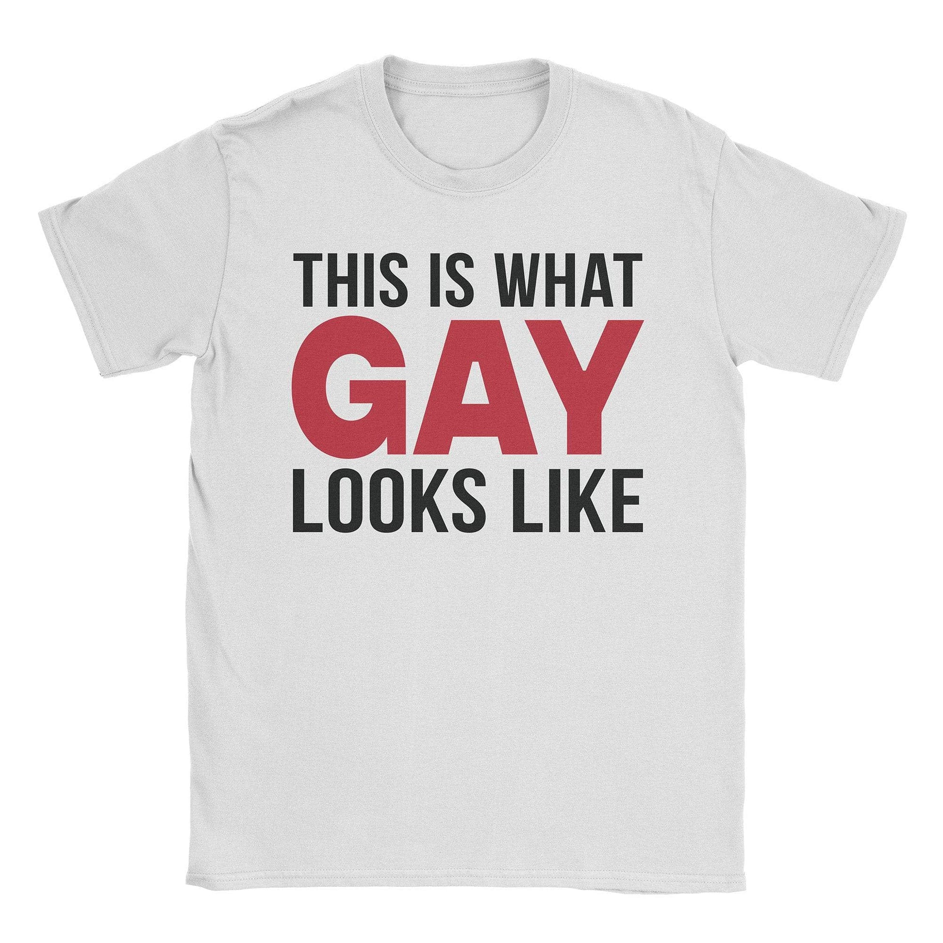 A-or-B-Tees T-Shirt White / S Gay Looks T-Shirt