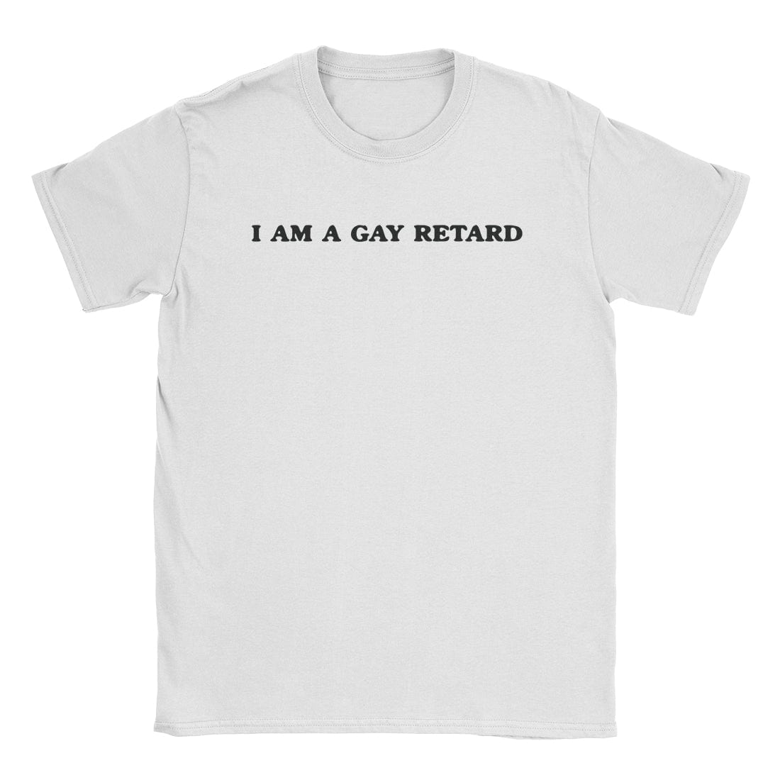 A-or-B-Tees T-Shirt White / S Gay Retard T-Shirt