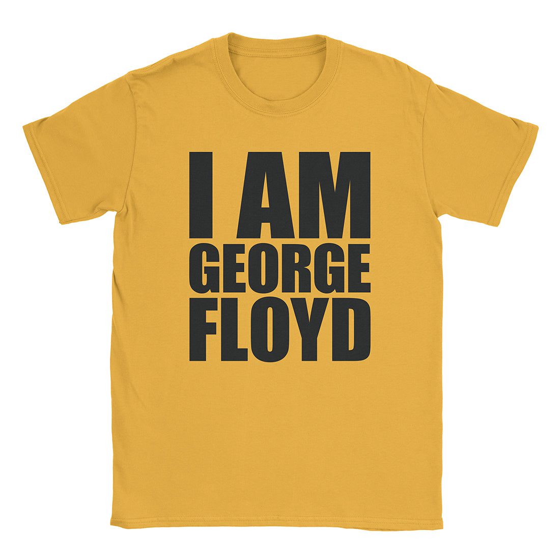 A-or-B-Tees T-Shirt Gold / S George Floyd T-Shirt