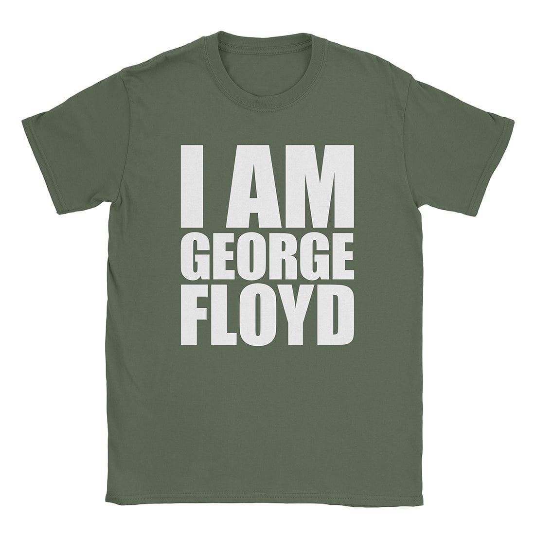 A-or-B-Tees T-Shirt Military Green / S George Floyd T-Shirt