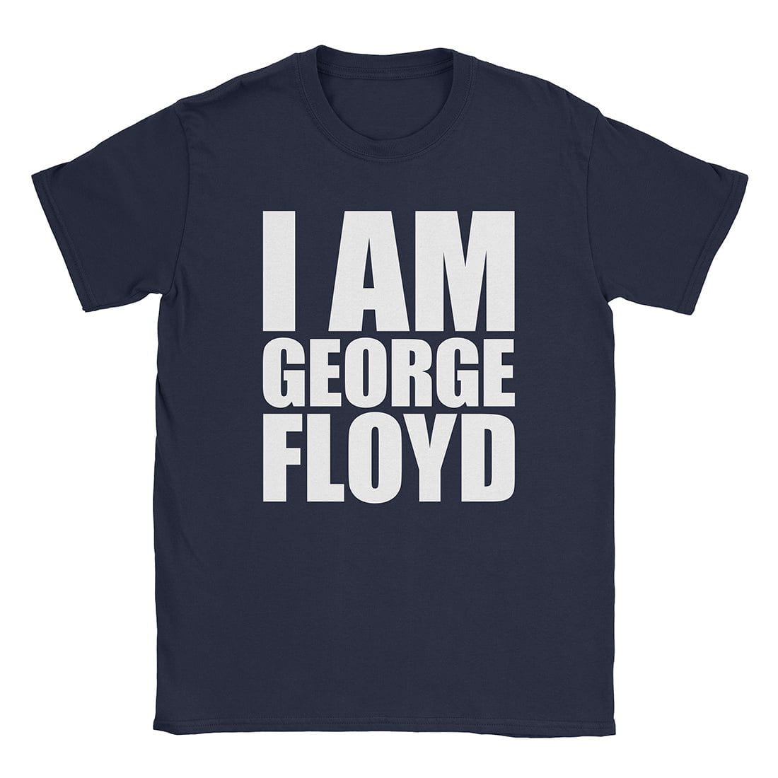 A-or-B-Tees T-Shirt Navy / S George Floyd T-Shirt