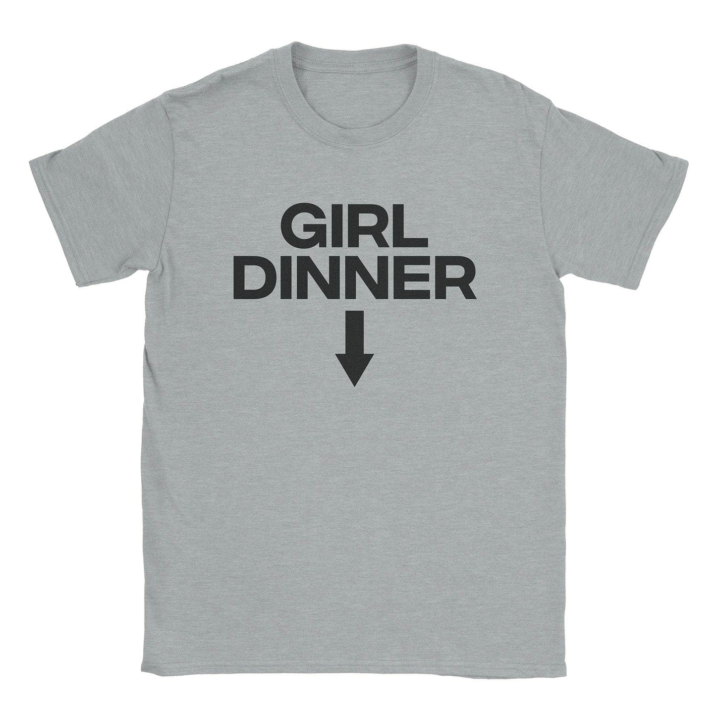 A-or-B-Tees T-Shirt Sport Grey / S Girl Dinner T-Shirt