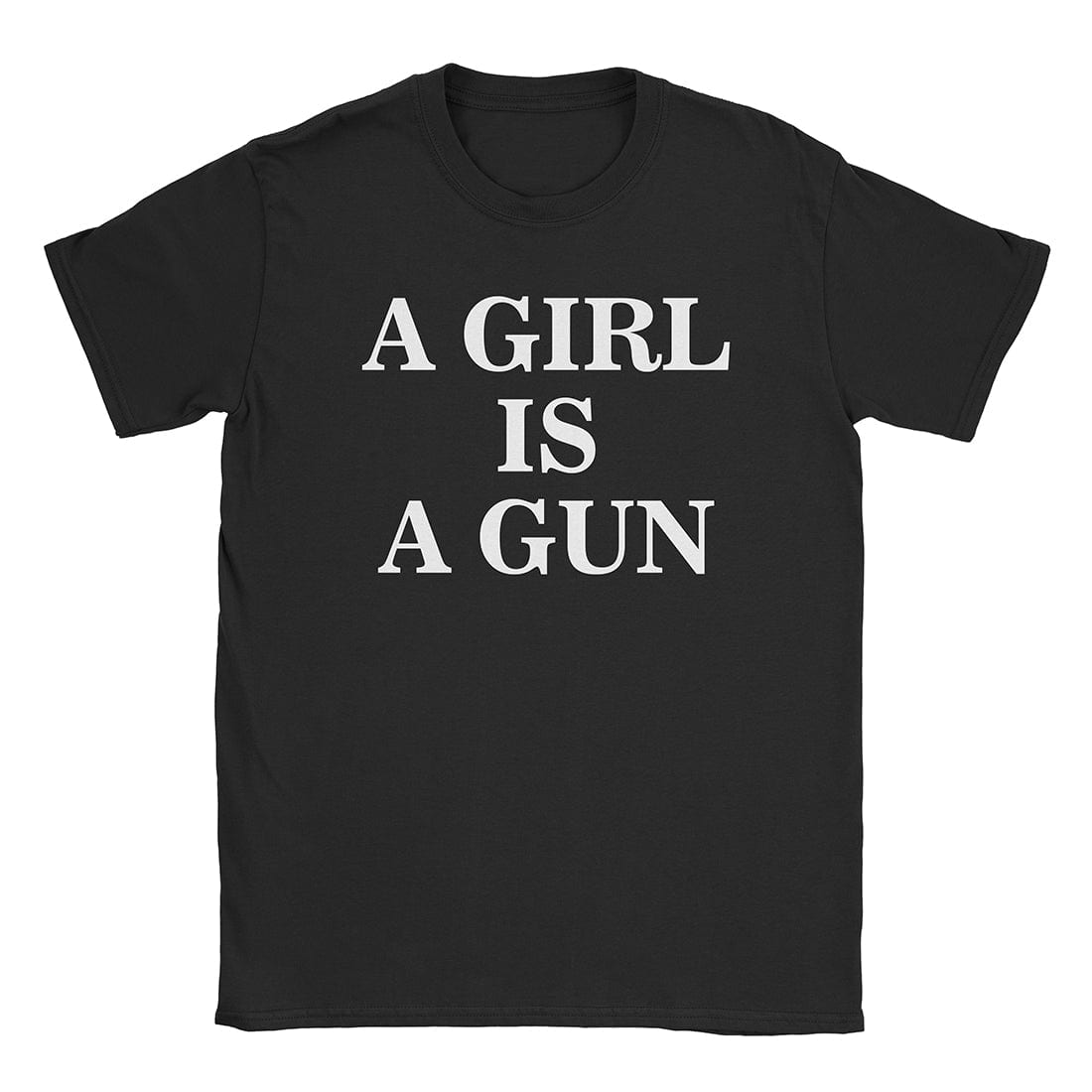 A-or-B-Tees T-Shirt Black / S Girl Gun T-Shirt