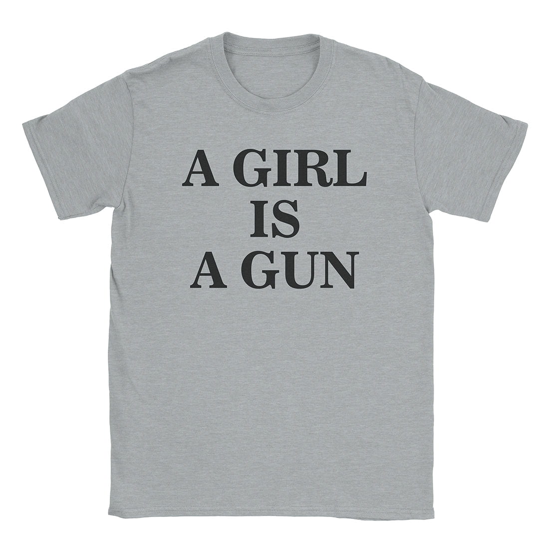 A-or-B-Tees T-Shirt Sport Grey / S Girl Gun T-Shirt