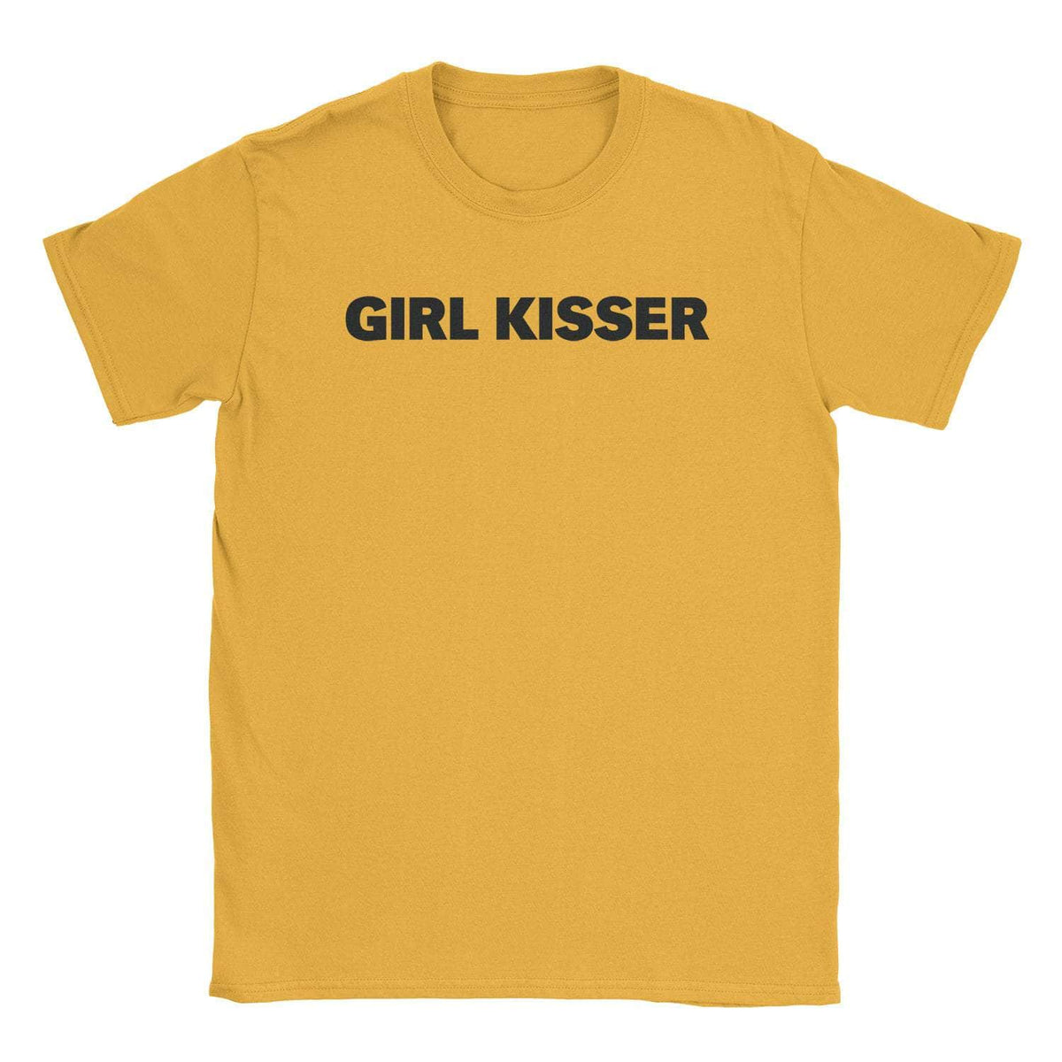 A-or-B-Tees T-Shirt Gold / S Girl Kisser T-Shirt