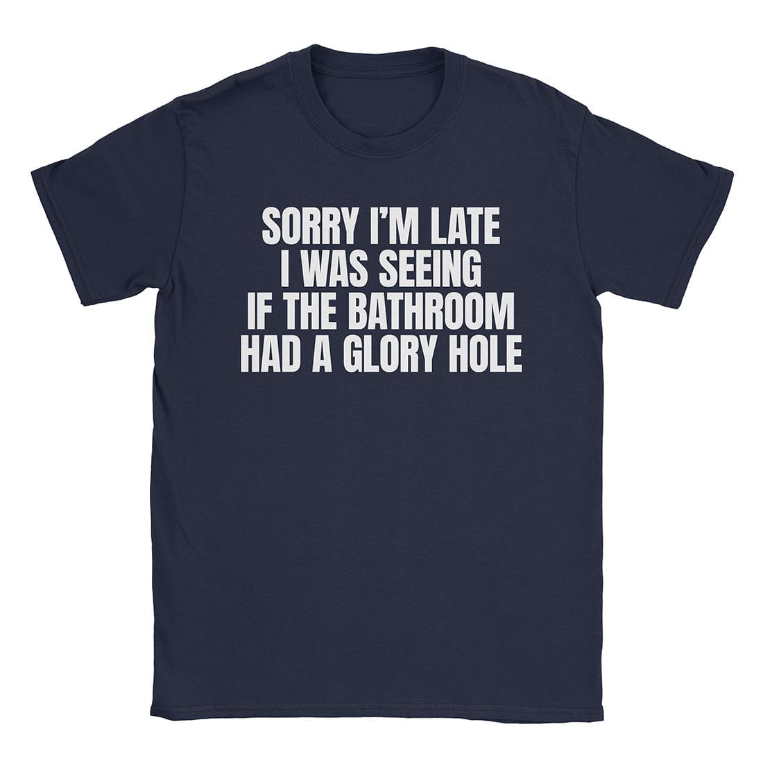 A-or-B-Tees T-Shirt Navy / S Glory Hole T-Shirt