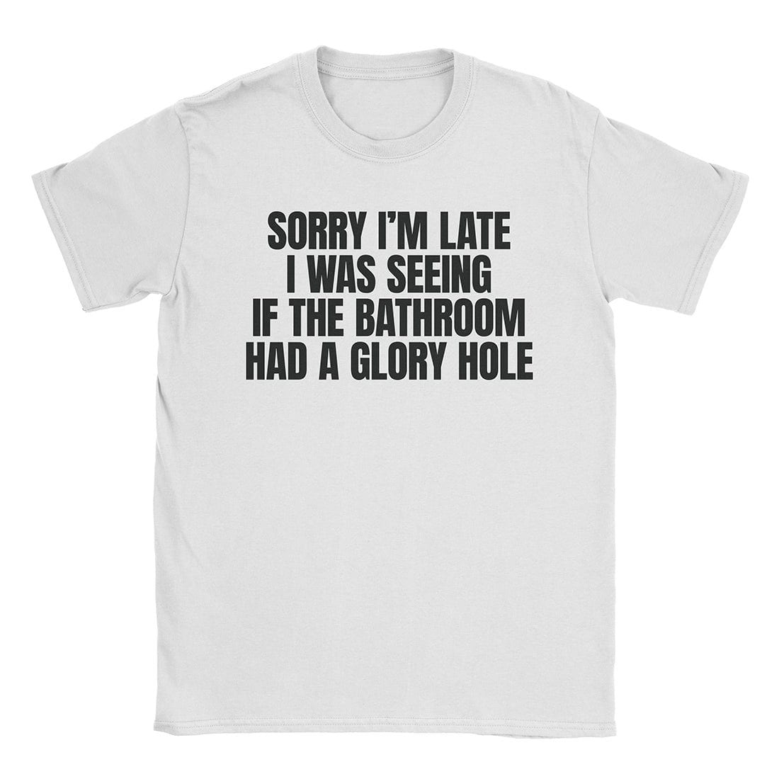 A-or-B-Tees T-Shirt White / S Glory Hole T-Shirt