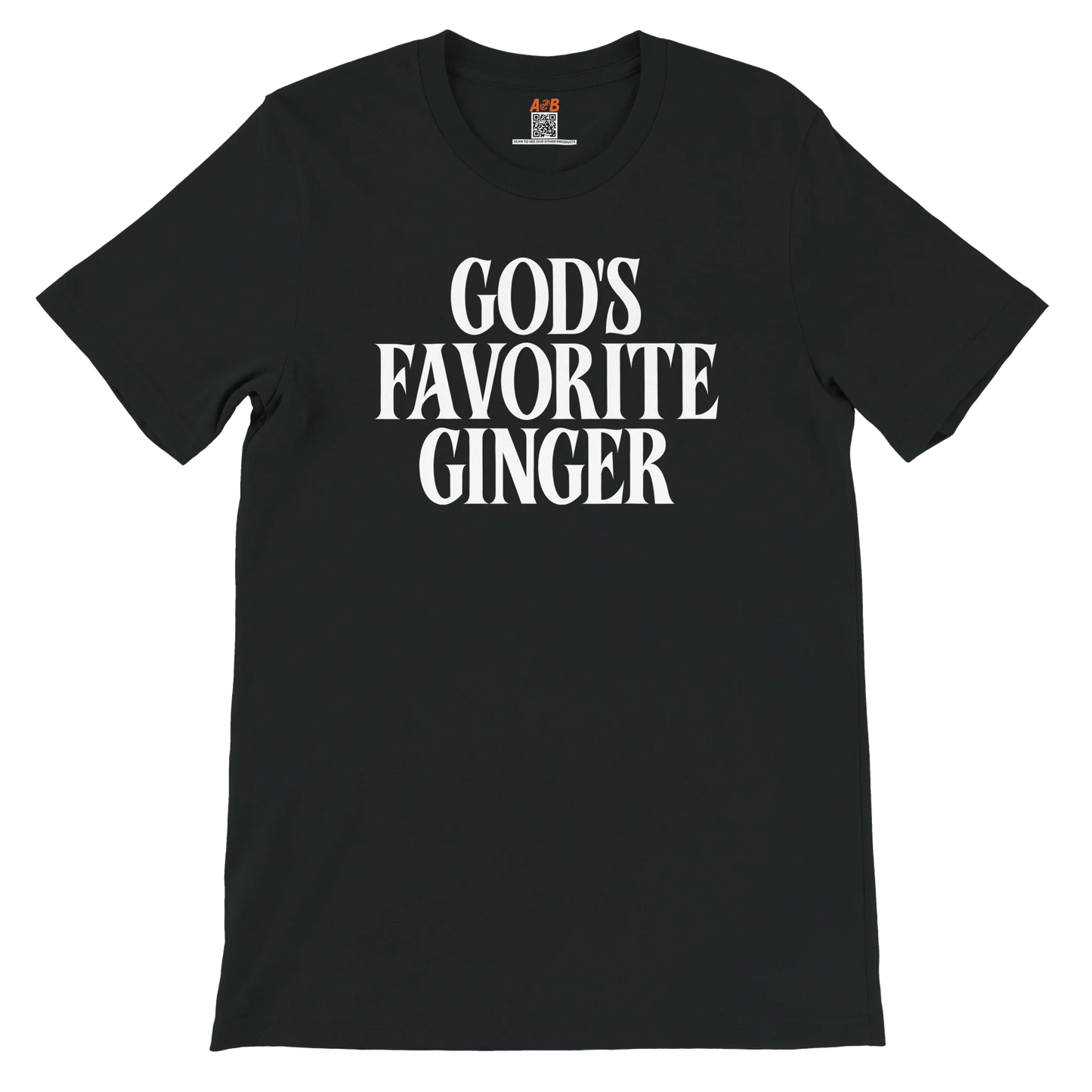 A-or-B-Tees T-Shirt God's Favorite Ginger T-Shirt – Funny Sarcastic Redhead Tee