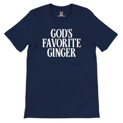 A-or-B-Tees T-Shirt God's Favorite Ginger T-Shirt – Funny Sarcastic Redhead Tee
