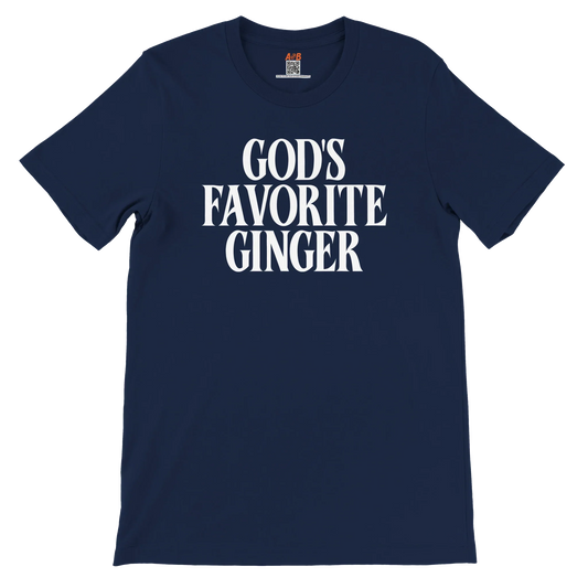 A-or-B-Tees T-Shirt God's Favorite Ginger T-Shirt – Funny Sarcastic Redhead Tee