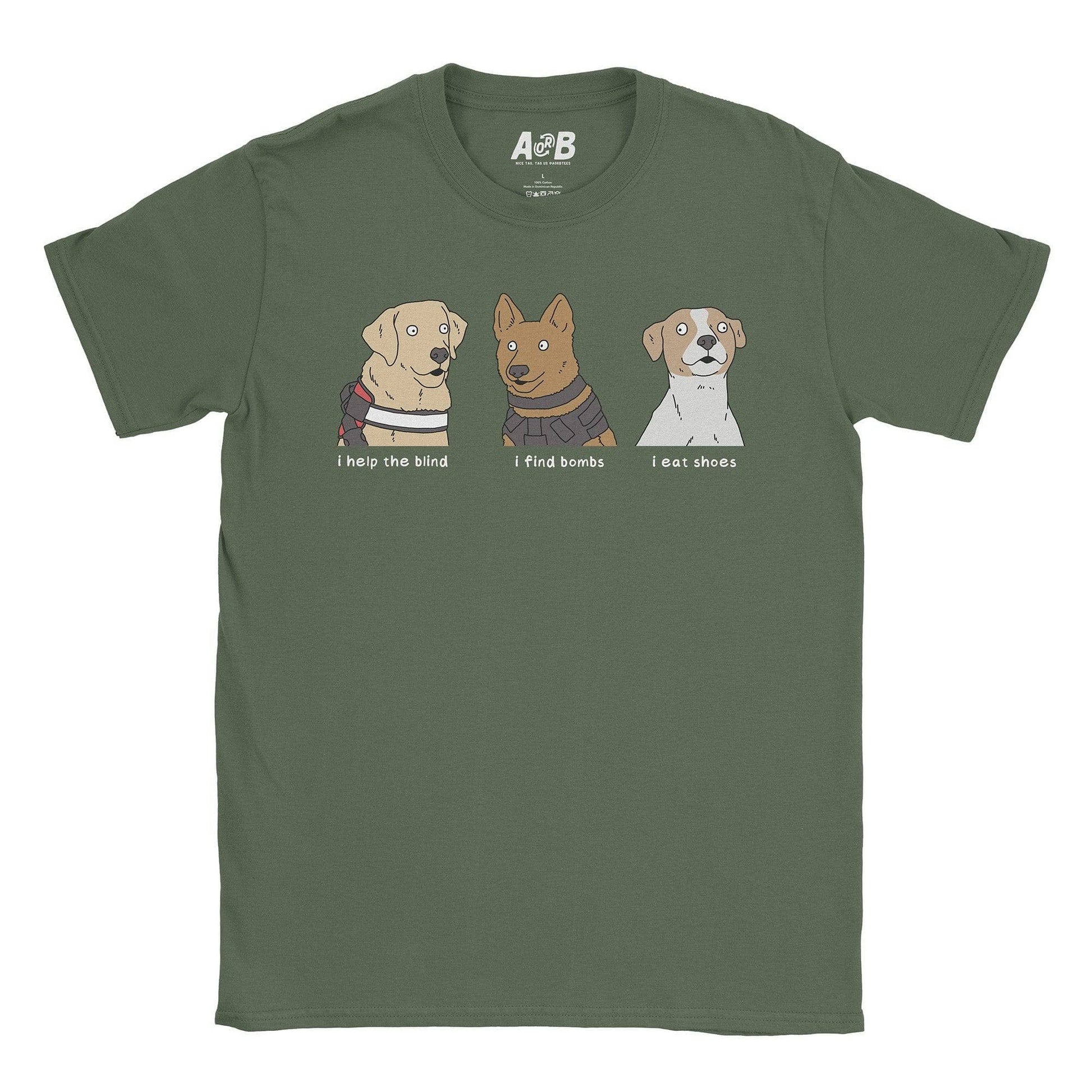 A-or-B-Tees T-Shirt Military Green / S Good Boys T-Shirt