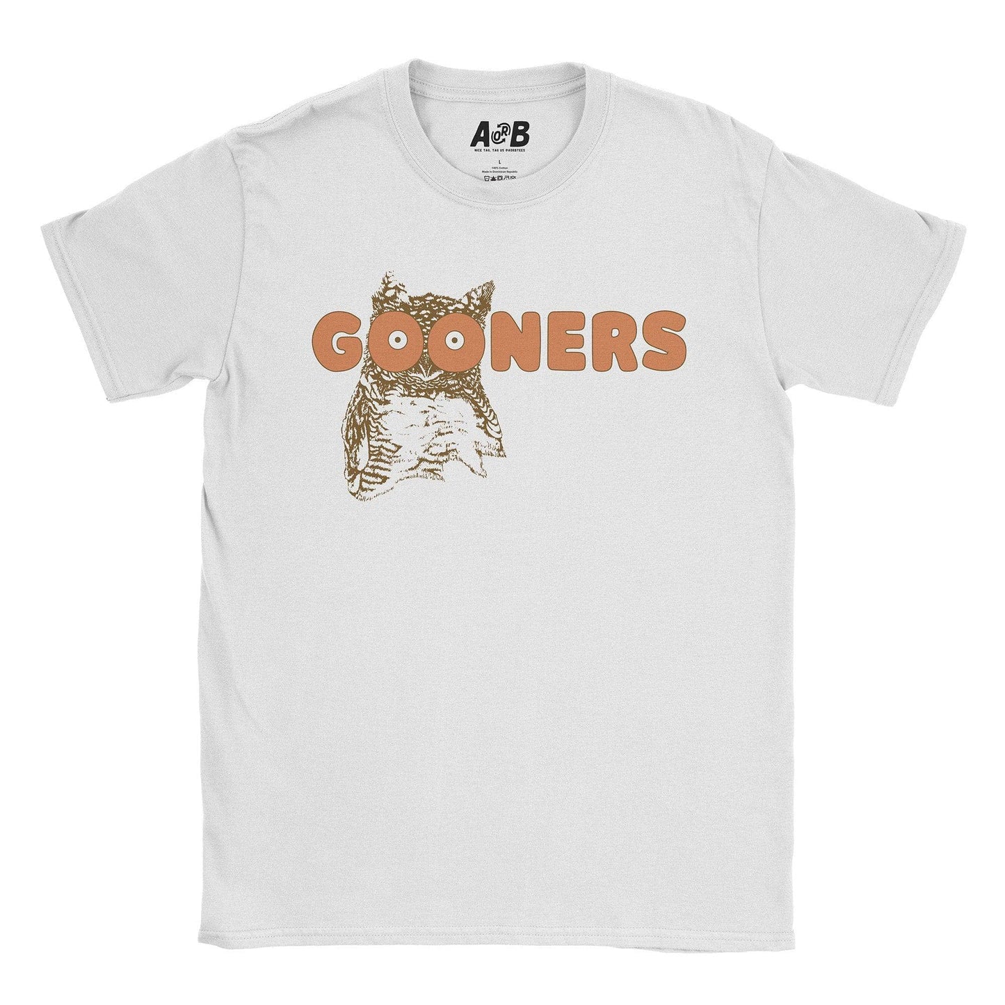 A-or-B-Tees T-Shirt White / S Gooners T-Shirt