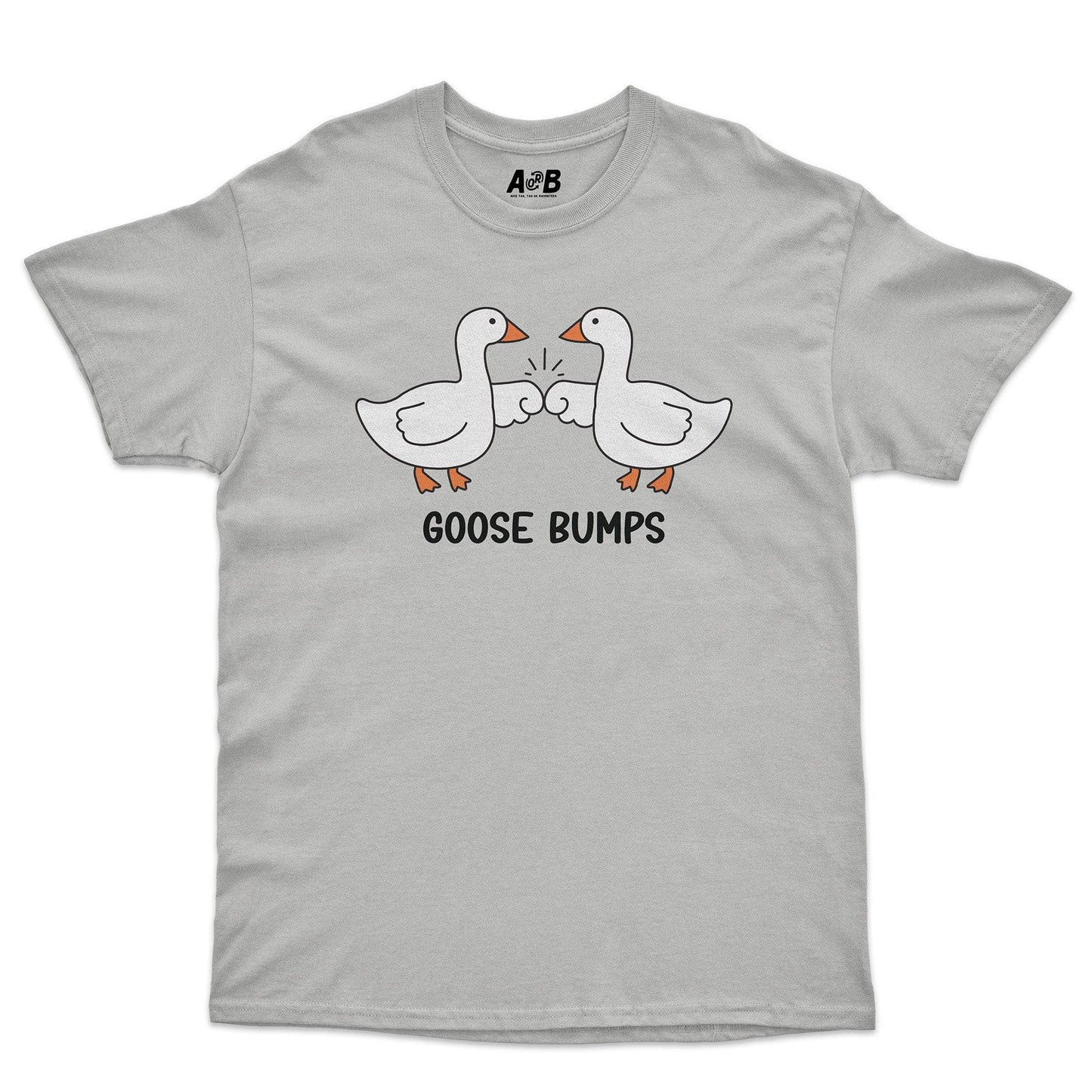 A-or-B-Tees T-Shirt Ice Grey / S Goose Bumps T-Shirt