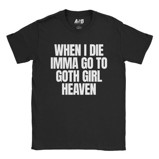 A-or-B-Tees T-Shirt Black / S Goth Girl Heaven T-Shirt