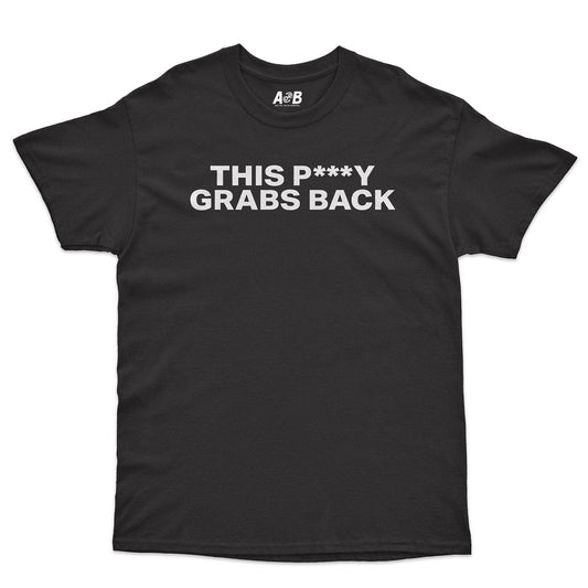 A-or-B-Tees T-Shirt Black / S Grabs Back T-Shirt