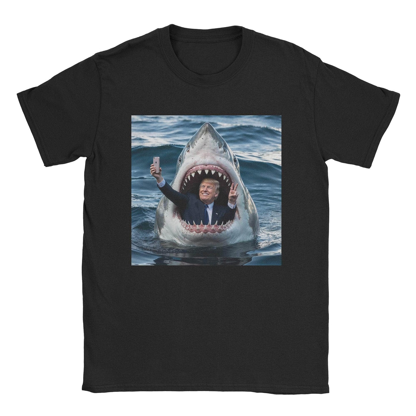 A-or-B-Tees T-Shirt Black / S Great White T-Shirt