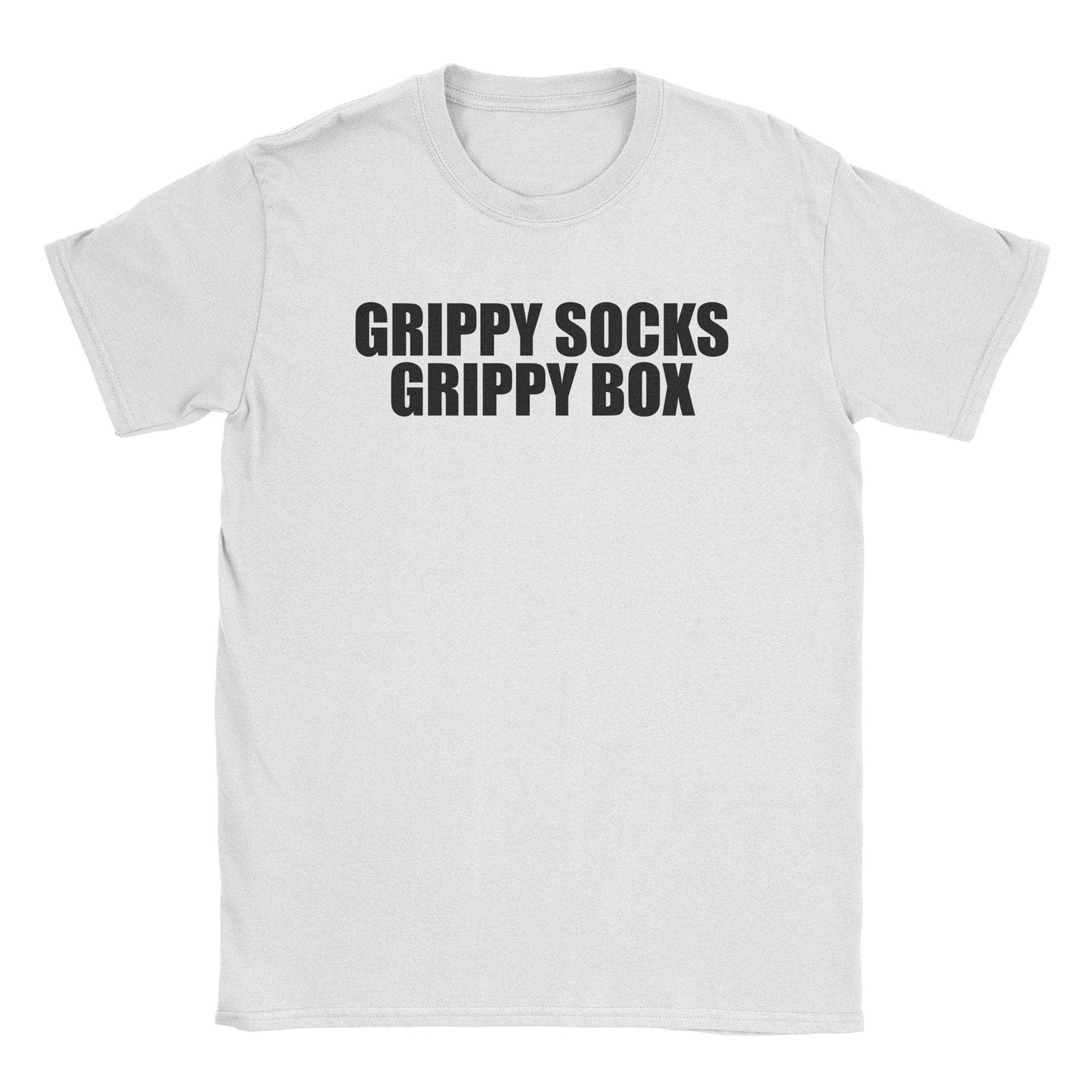 A-or-B-Tees T-Shirt White / S Grippy Socks T-Shirt